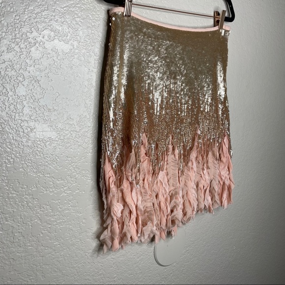 Zara Contrasting Sequin Mini Skirt Limited Edition - Picture 6 of 14